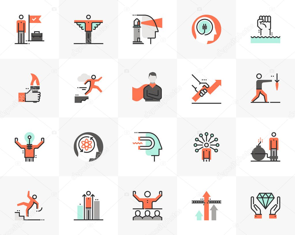 Business Motivation Futuro Next Icons Pack