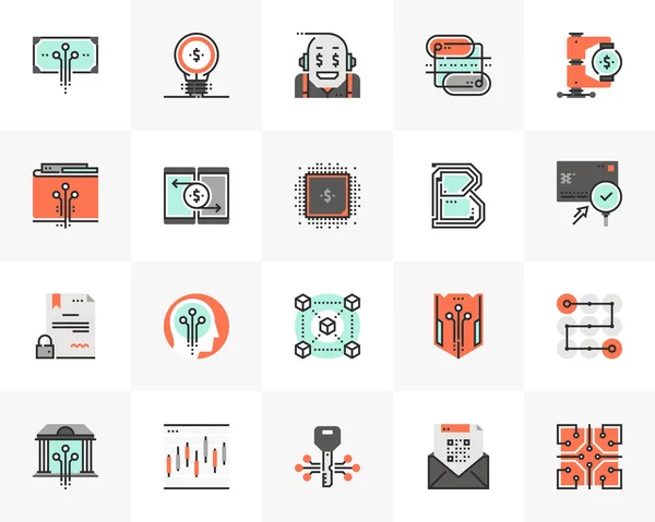 54-Finanztechnologie-futuro-next-icons — Stockvektor