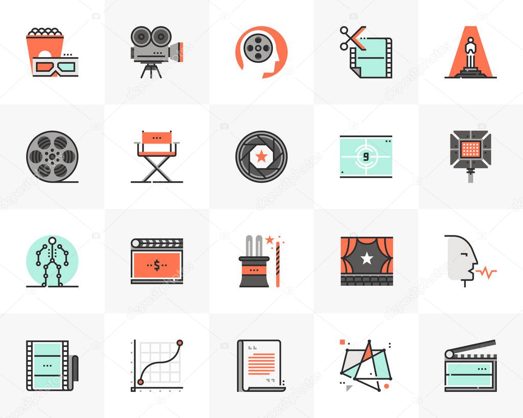 Video Production Futuro Next Icons Pack