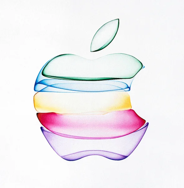 Nowy logotyp Apple — Zdjęcie stockowe