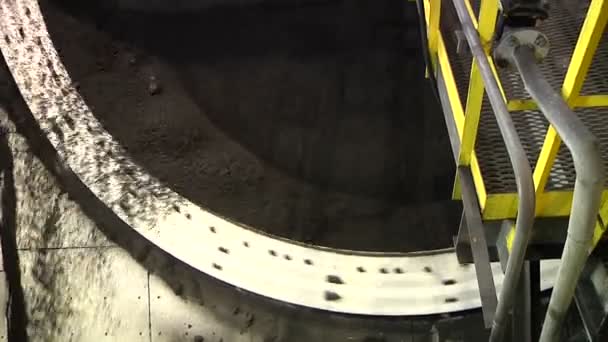 矿石增装作业的碗形造粒机和生产线 — 图库视频影像