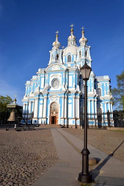 Cathédrale Smolny Saint Pétersbourg Russie — Photo