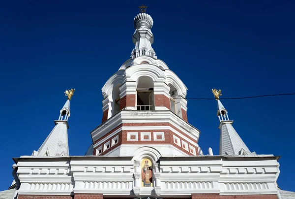 Cathedral Nicholas Wonderworker Orthodox Church Pavlovsk Petersburg Russia — Stock Photo, Image