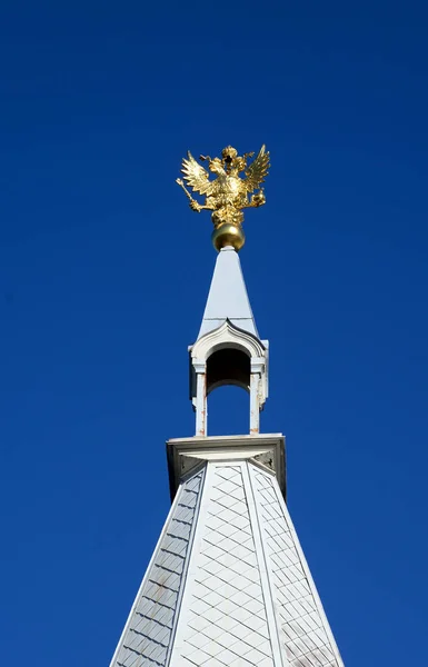 Cattedrale San Nicola Taumaturgo Una Chiesa Ortodossa Pavlovsk Vicino San — Foto Stock