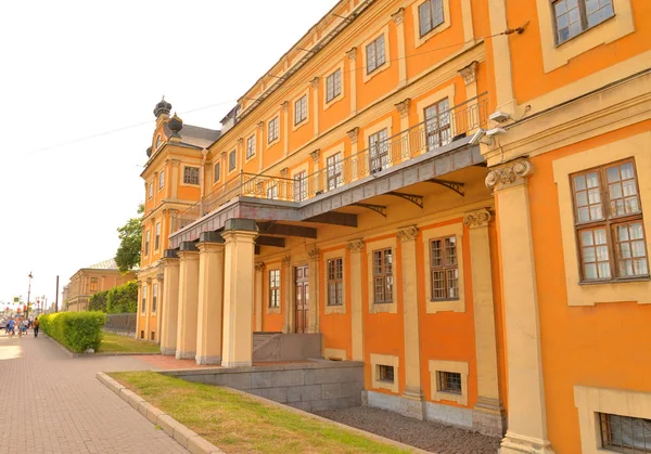 Palácio Menshikov São Petersburgo Rússia Palácio Feito Estilo Barroco Pedro — Fotografia de Stock