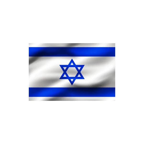 Israels flagga. — Stockfoto