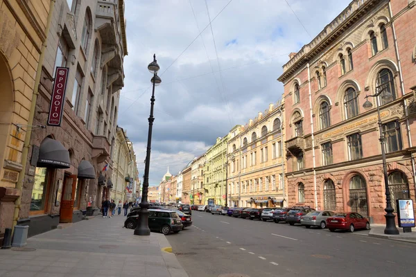 Petersburg Rusia Junio 2018 Vista Calle Bolshaya Morskaya Centro San —  Fotos de Stock