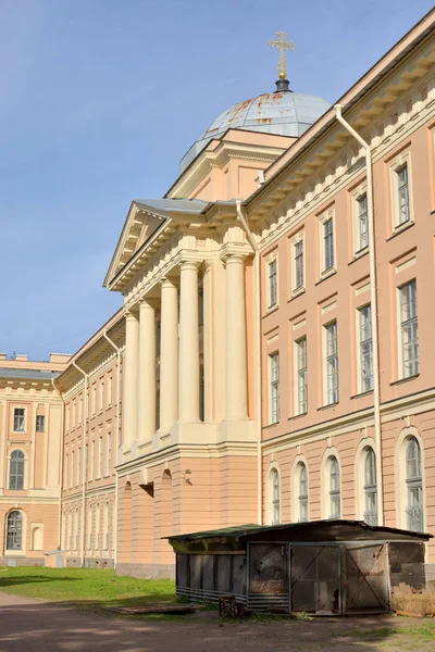 Bygning Imperial Academy Arts Petersburg Rusland - Stock-foto
