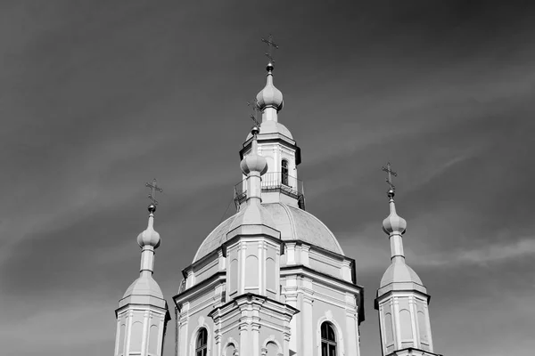Catedral San Andrés Catedral Ortodoxa Isla Vasilevsky San Petersburgo Monumento —  Fotos de Stock