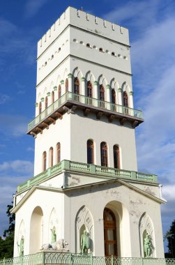 St. Tsarskoe Selo, St.Petersburg, Rusya'nın beyaz kulede.