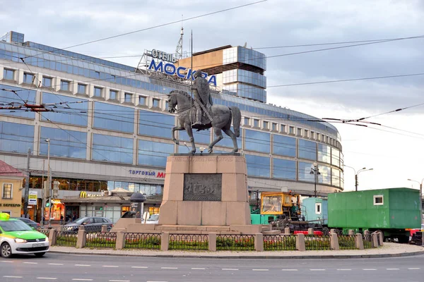 Petersburg Russia Agosto 2018 Veduta Dell Hotel Moscow Piazza Alexander — Foto Stock