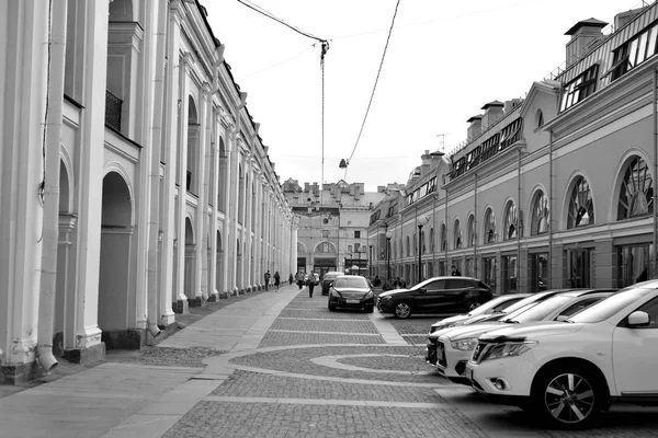 Petersburg Rusia Agosto 2018 Calle Perinna Centro San Petersburgo Noche —  Fotos de Stock