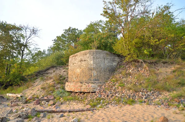 Alter Militärbunker Auf Der Insel Kotlin Saint Petersburg Russland — Stockfoto