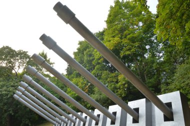 Topçu batarya A denizciler Memorial'a ceviz dağ, içinde köyü Dudergof., St. Petersburg, Rusya Federasyonu eteklerinde güney yamacında dibinde yer alır.