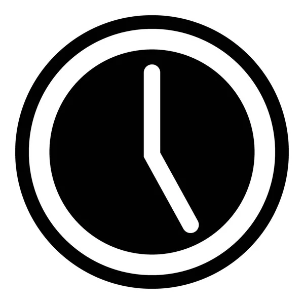 Icono Del Reloj Sobre Fondo Blanco Ilustración Vectorial — Vector de stock