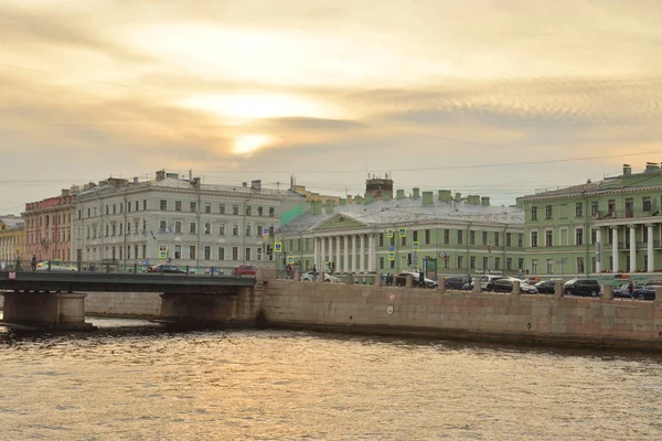 Petersburg Ryssland September 2018 Vallen Fontankafloden Petersburg Kanalisera Floden Neva — Stockfoto