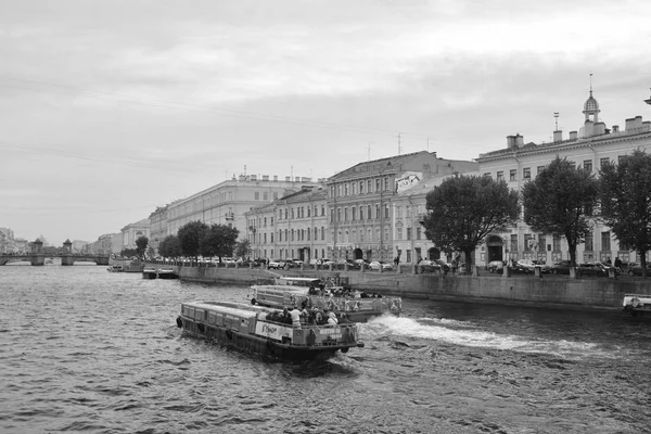 Petersburg Russia September 2018 Embankment Fontanka River Petersburg Channel Neva — Stock Photo, Image