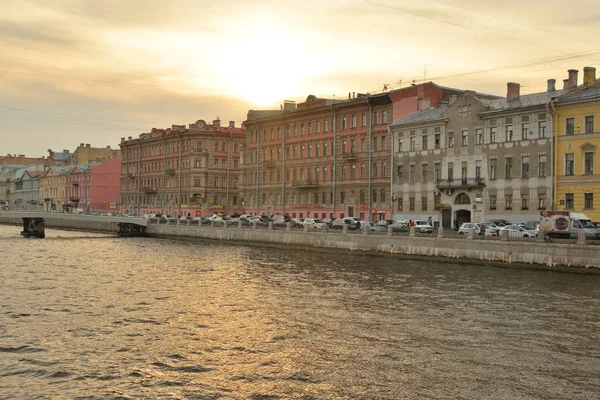 Petersburg Ryssland September 2018 Fontanka Flod Petersburg Kanalisera Floden Neva — Stockfoto