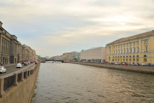 Petersburg Rusya Federasyonu Eylül 2018 Fontanka Nehri Petersburg Neva Nehri — Stok fotoğraf