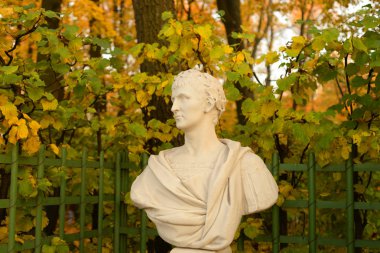 marcus ulpius nerva traianus - Antoninler Hanedanı Yaz Bahçesi, st.petersburg, Rusya Federasyonu'nun Roma İmparatoru heykeli.