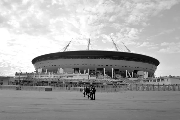 俄罗斯圣彼得堡 2018年10月17日 圣彼得堡新体育场在同名的俄罗斯联邦城市 位于克列斯托夫岛上 — 图库照片