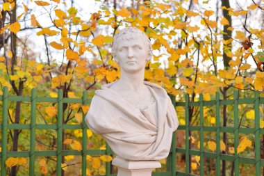 marcus ulpius nerva traianus - Antoninler Hanedanı Yaz Bahçesi, st.petersburg, Rusya Federasyonu'nun Roma İmparatoru heykeli.