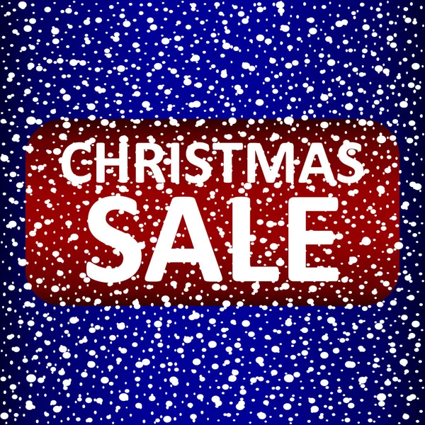 Christmas Sale Background Promotional Online Sale Event Vector Illustration — Stock Vector