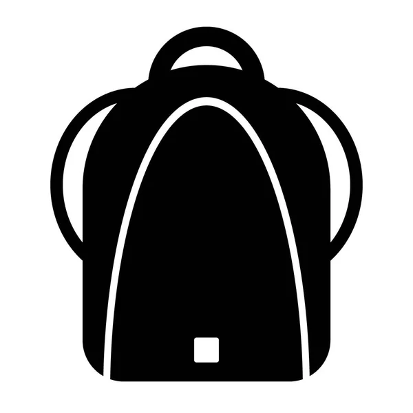 Rucksack Symbol Auf Weißem Hintergrund Vektorillustration — Stockvektor