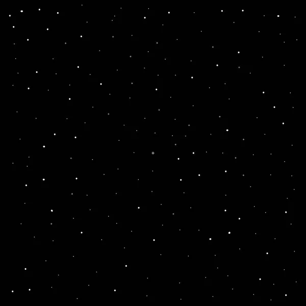Stars Night Sky Vector Illustration Abstract Cosmic Background — Stock Vector