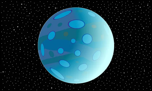 Planeet en sterrenhemel. — Stockfoto