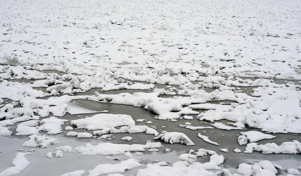 Ice River Can Used Background — Stock Photo, Image