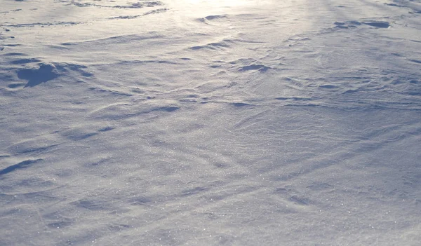 Neve Dia Inverno Ensolarado Pode Ser Usado Como Fundo — Fotografia de Stock
