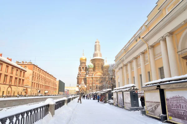 Petersburg Rusya Federasyonu Ocak 2019 Dolgu Griboedov Kanal Içinde Tarihi — Stok fotoğraf