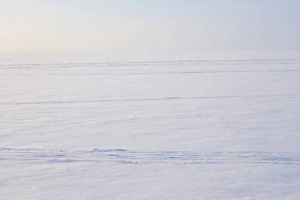 Gefrorene Ostsee Bei Sonnigem Wintertag Russland — Stockfoto