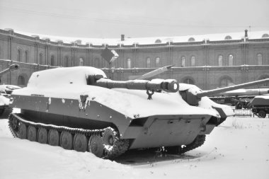 Kendinden tahrikli top Müzesi'nde.