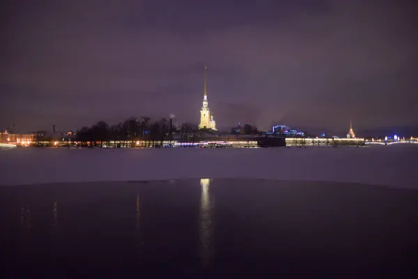 Петропавловская крепость в Санкт-Петербурге . — стоковое фото