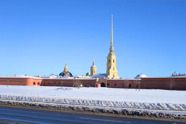 Петропавловская крепость. — стоковое фото