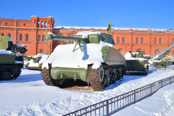 Il panzer M4 Sherman . — Foto Stock