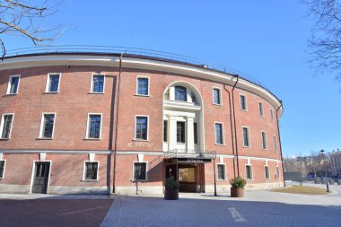 St Petersburg yeni Hollanda'da bina şişe.