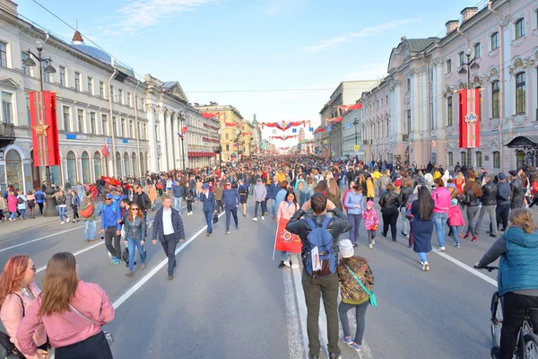 Nevsky Aussicht auf den Sieg. — Stockfoto