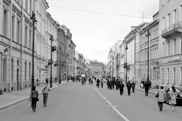 Calle Millionnaya en San Petersburgo . — Foto de Stock