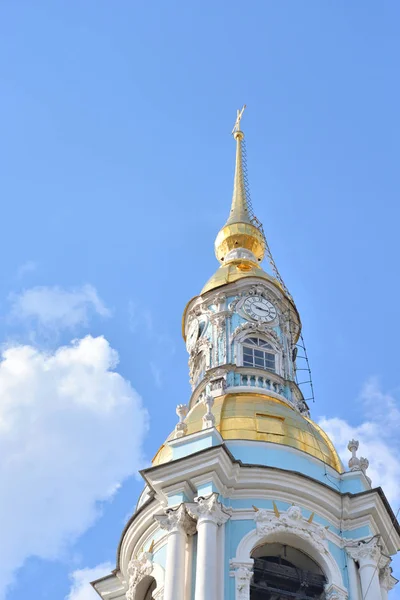 Belltower da Catedral Naval de São Nicolau . — Fotografia de Stock