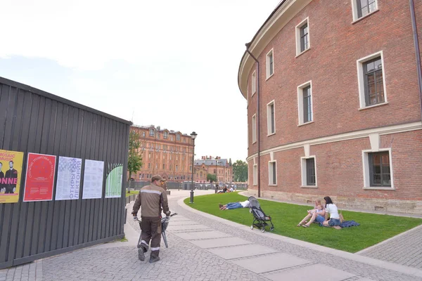 Neue holländische insel in st. petersburg. — Stockfoto