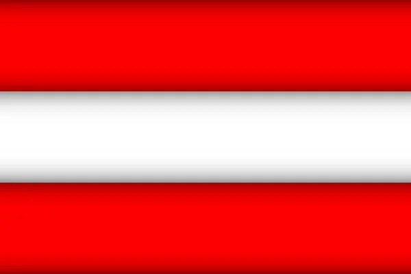 Avusturya bayrağı. — Stok Vektör