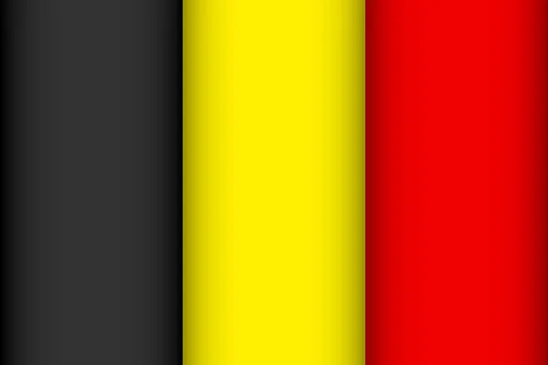 Vlag van België. — Stockvector