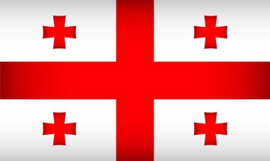 Gürcistan bayrağı.