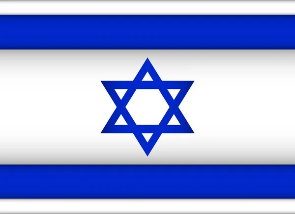 Flaga Izraela. — Wektor stockowy
