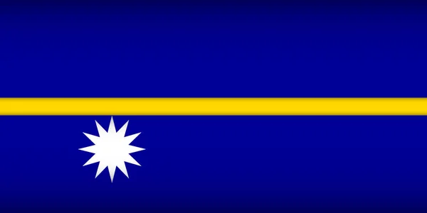 Flag of Nauru. — Stock Vector