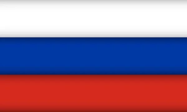 Vlag van Rusland. — Stockvector