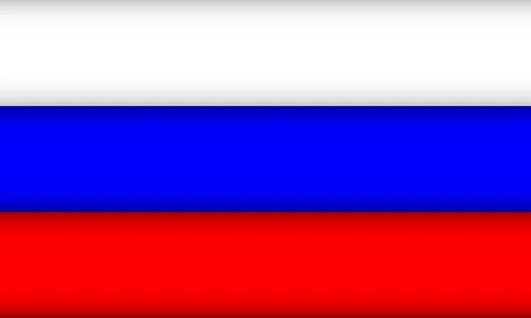 Flagge Russlands. — Stockvektor